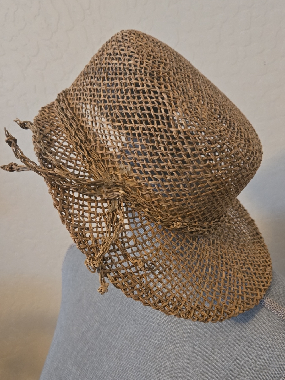 Open-weave Straw Sun Hat